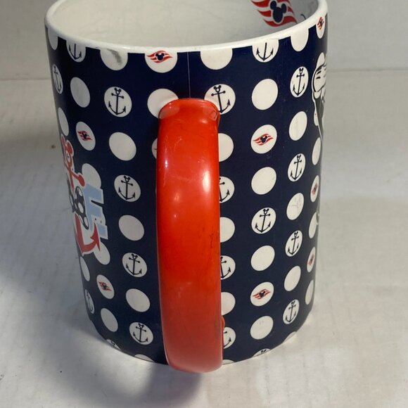 Vintage Disney Cruise Line DCL Minnie Mouse Ceramic Coffee Mug Cup Sailor Ahoy - Picture 7 of 14